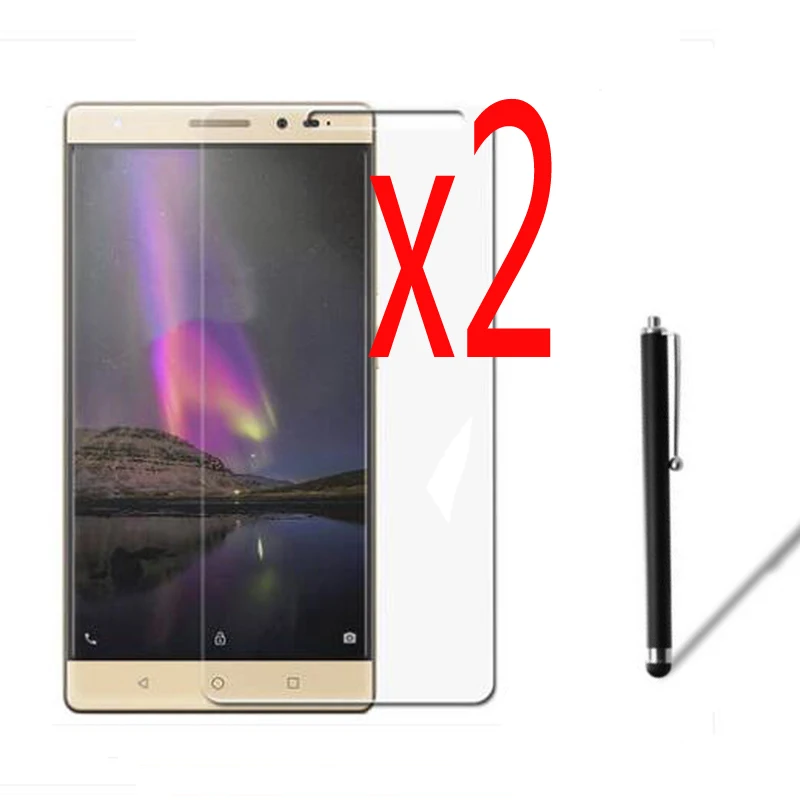 3в1 2x прозрачная защитная пленка для ЖК экрана + 1x Стилус Lenovo PHAB 2 Plus PHAB2 PB2 670 670N|stylus