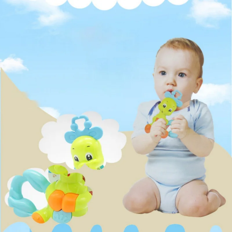 Детские игрушки для новорожденных детские погремушки Краб Дизайн ручной