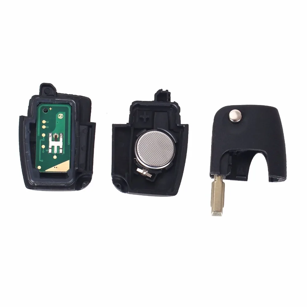 KEYYOU 315/433 МГц 3 кнопки флип пульт дистанционного управления ключ для FORD FOCUS MONDEO FIESTA C