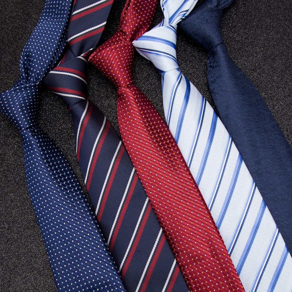 Мужской галстук деловой галстук для мужчин тонкий галстук мужской модный Свадебный галстук рубашка аксессуары жаккардовый галстук-бабочк...