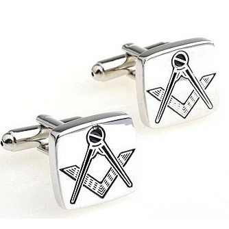 

C-MAN Luxury shirt Freemasonry cufflink for mens Brand cuff buttons cuff links High Quality abotoaduras Jewelry