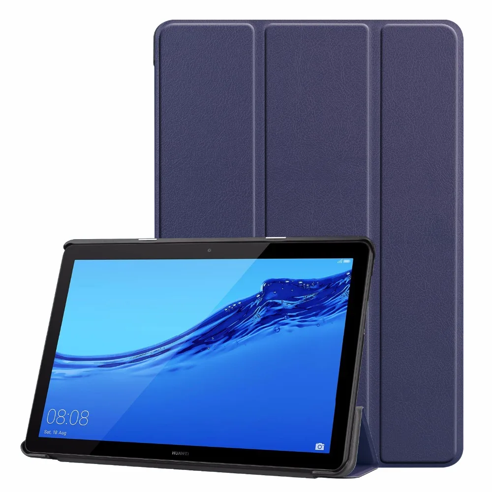 Тонкий чехол для huawei mediapad T5 AGS2 W09/L09/L03/W19 10 1 &quotЧехол подставка планшета +