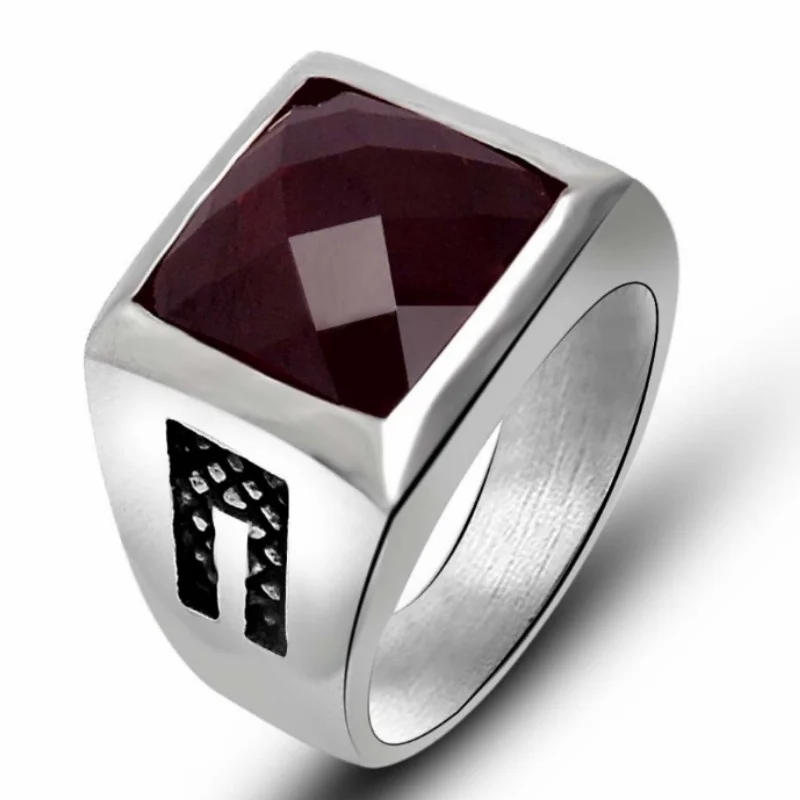 2018 Новый стиль Модные ювелирные изделия из нержавеющей стали циркон кольца для