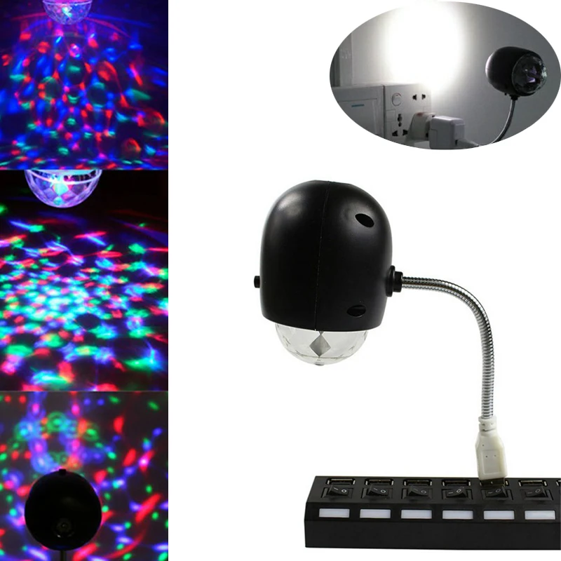 Горячая Распродажа USB магический шар сценический эффект светильник ing 4 Вт RGB