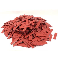 500pcs 7mm dia 50mm long polyolefin 21 heat shrink tubing wire wrap sleeve red