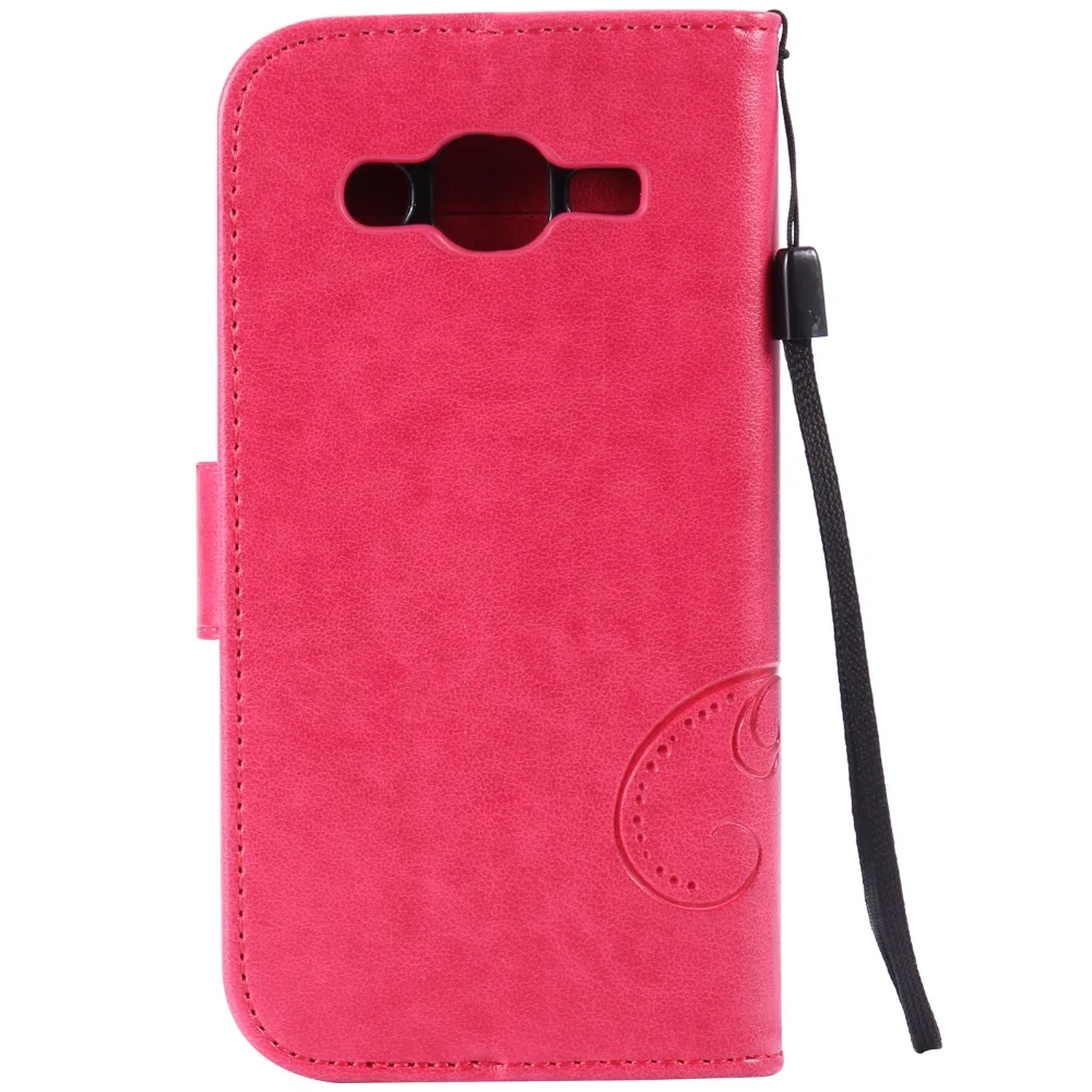 Для Samsung Galaxy J2 J200F Case Кожа + Мягкий Силиконовый Бумажник Флип Cover for Телефон Коке Fundas