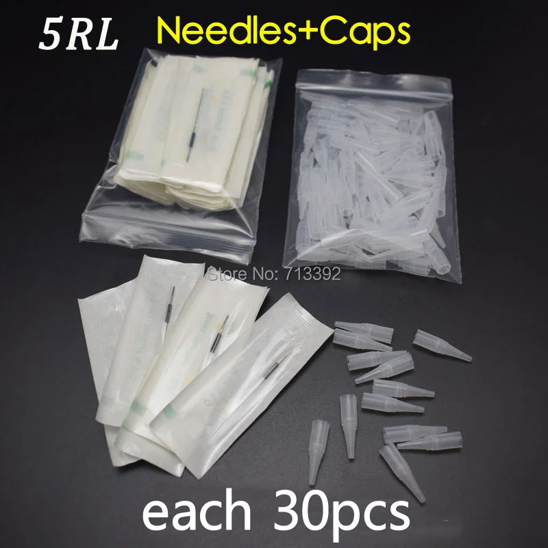 5R * 30 шт. принадлежности для перманентного макияжа иглы и подходящие насадки|makeup