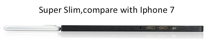 Hfsecurity 2560*1440 HD 2 K 10,1 дюйма HDMI IPS display для ПК Lapop Тип C Портативный второй Экран дисплея для PS4 xbox PS3 игры