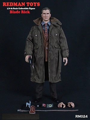 Blade Rick Для коллекции RM024 1/6 полный набор экшн-фигурок клинок Рик деккард киноактер Коллекционная Фигурка модель игрушки для подарка - Цвет: Blade Rick