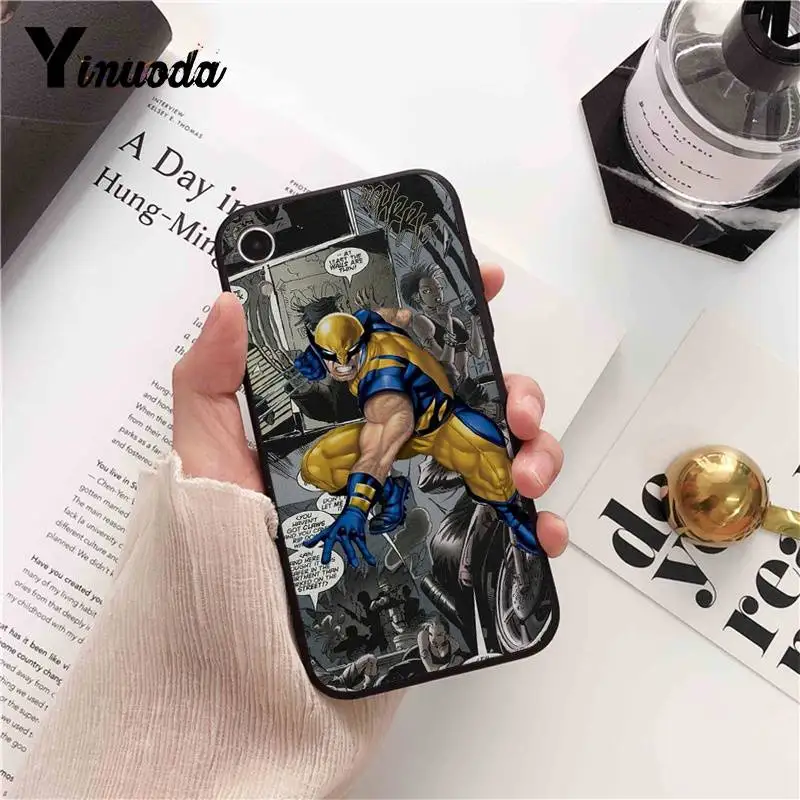 Чехол для телефона Yinuoda Marvel DC с человеком-пауком Бэтменом Железным человеком iPhone 8