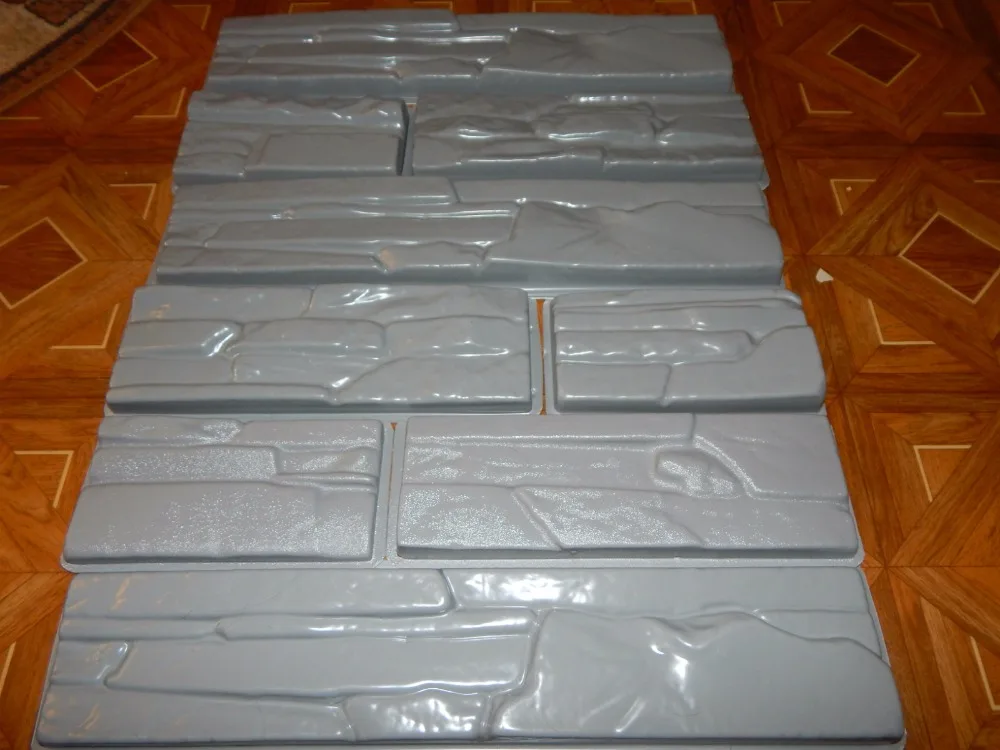 Набор из 9 пластиковых форм для бетона штукатурка украшения сада Slate|mold for|mold for