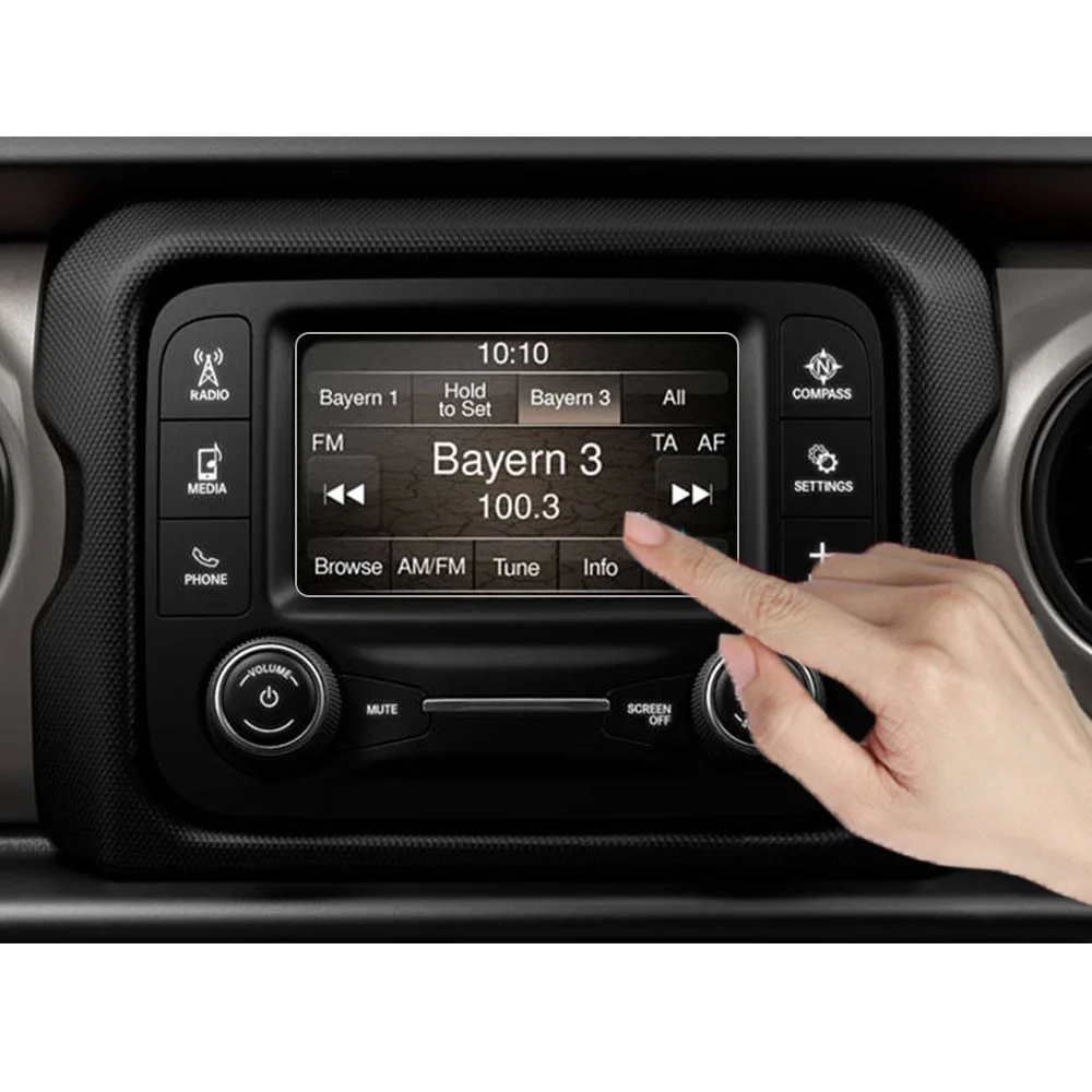 5 дюймов GPS навигационный экран протектор для Jeep Renegade 2018 2015 Wrangler 2019 компас