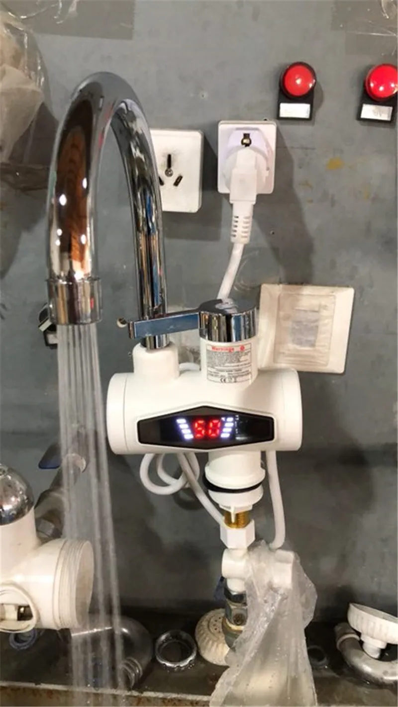 

RX-015-5X,Inetant Electric Heating Water Faucet,Digital Display Instant Hot Water Tap,Fast electric heating water tap