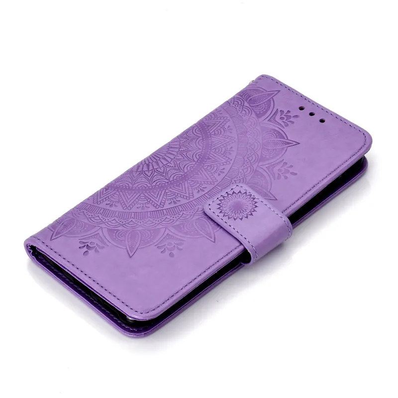 Кожаные чехлы для Coque samsung Galaxy A10 A30 A40 A50 A70 чехол 3D Тотем Флип Бумажник M10 M20 телефона