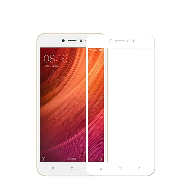 Закаленное стекло с полным покрытием клея для Xiaomi Redmi Note 5A защита экрана защитная