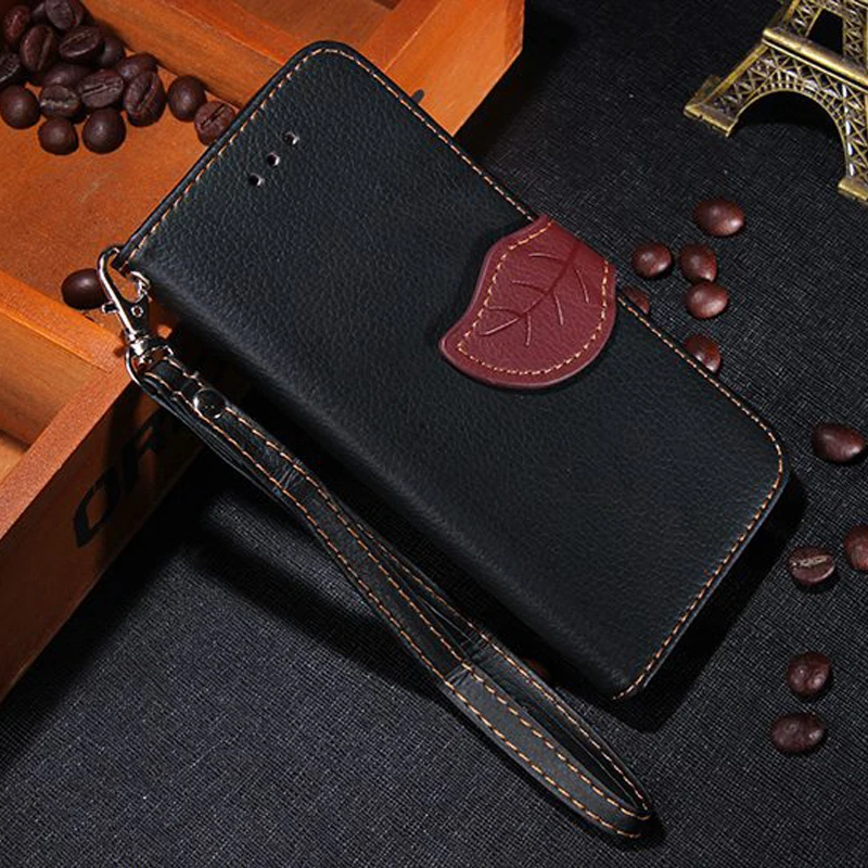 Leaf Style PU Leather Case For Asus Zenfone 3 Max ZC553KL ZC520TL Flip 3s ZC521TL Stand Cover +Lanyard |