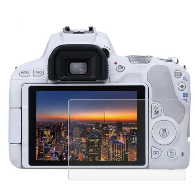Фото Защитная пленка из закаленного стекла для цифровых зеркальных камер Canon EOS 200D Rebel