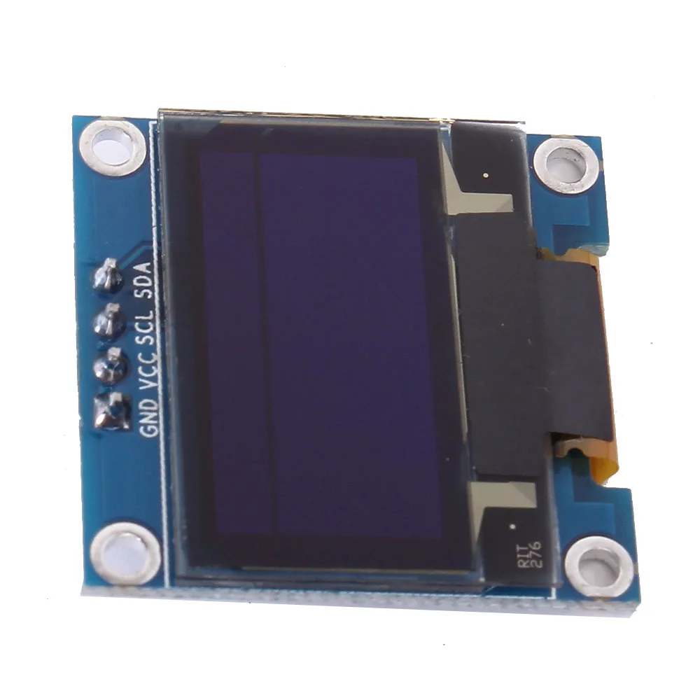 Последовательный модуль OLED 100 шт./лот 0 96 дюйма IIC 128X64 I2C SSD1306 ЖК плата GND VCC SCL SDA Oled
