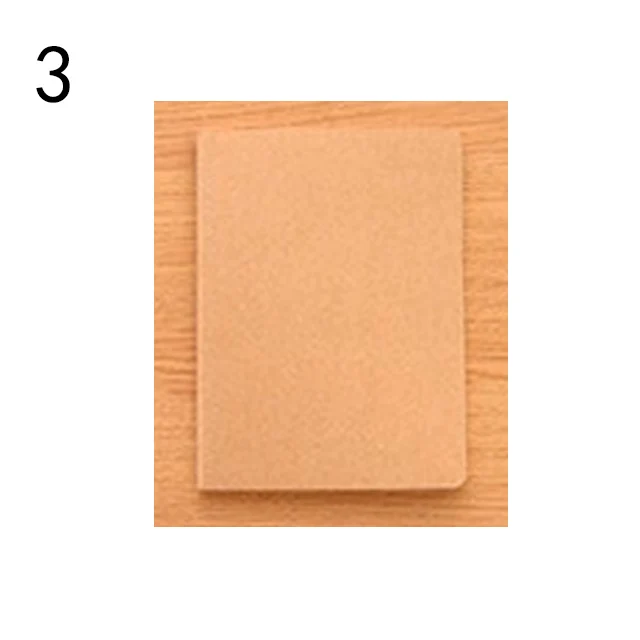 Kraft paper Мини чистая бумага Блокнот из крафт-бумаги журнал карманный блокнот для эскиза граффити краски рисовать корейский канцелярские принадлежности - Цвет: Kraft paper