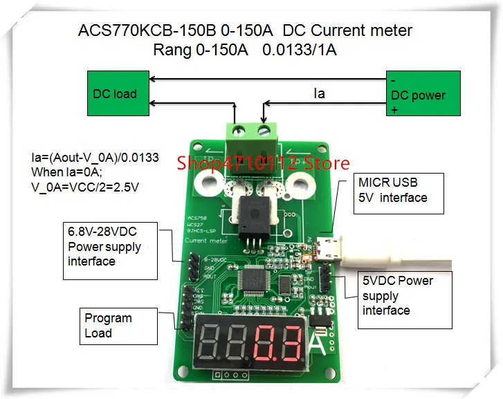 Новинка 1 шт./лот ACS770KCB-150B ACS770KCB 150B ACS770 0-150A измеритель тока постоянного тока 0-150a 0,0133/1A