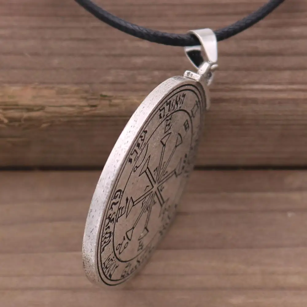 Ожерелье с кулоном в виде винтажной Pentacle Of The солнечный талисман Key Soldier мужские и