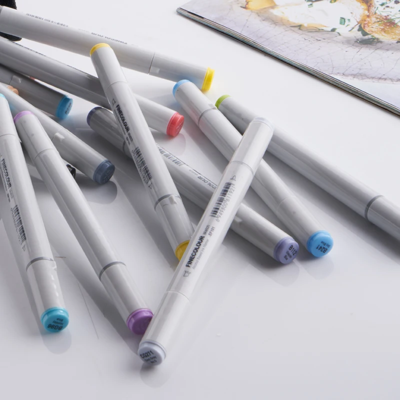 Двусторонние профессиональные художественные маркеры Finecolour EF101 для