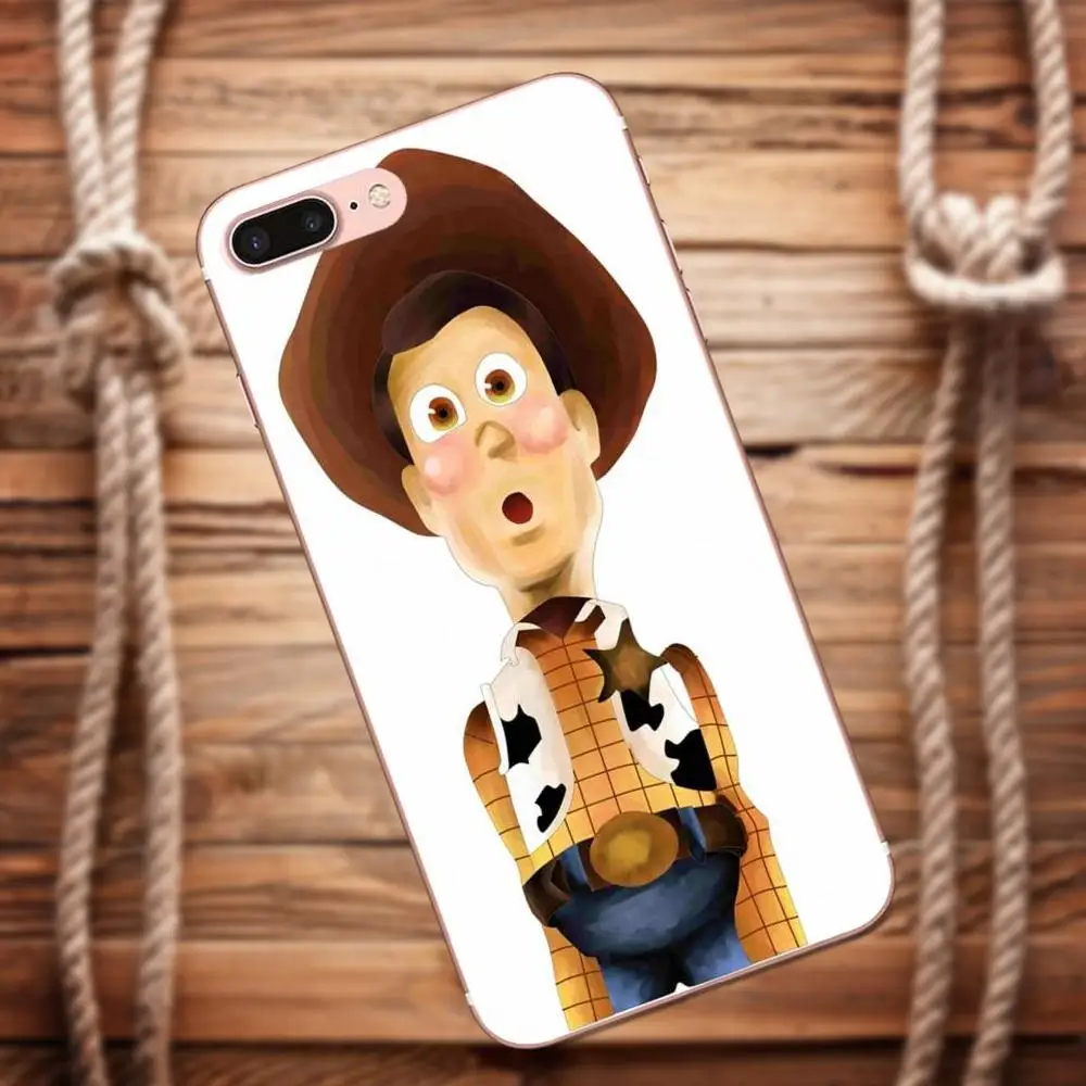 Vvcqod Мягкий защитный чехол Вуди из Истории игрушек селфи для Apple IPhone X 4 4S 5 5C 5S SE 6 S 7 8
