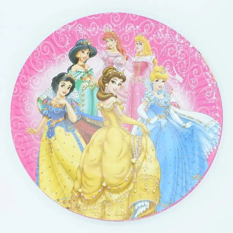 paper plate 10pcs 20 шт./лот 33 см* 33 см принцесса дизайн салфетки из ткани для вечеринок декупаж бумажные салфетки с рисунком на свадьбу и день рождения вечерние поставки - Цвет: paper plate 10pcs