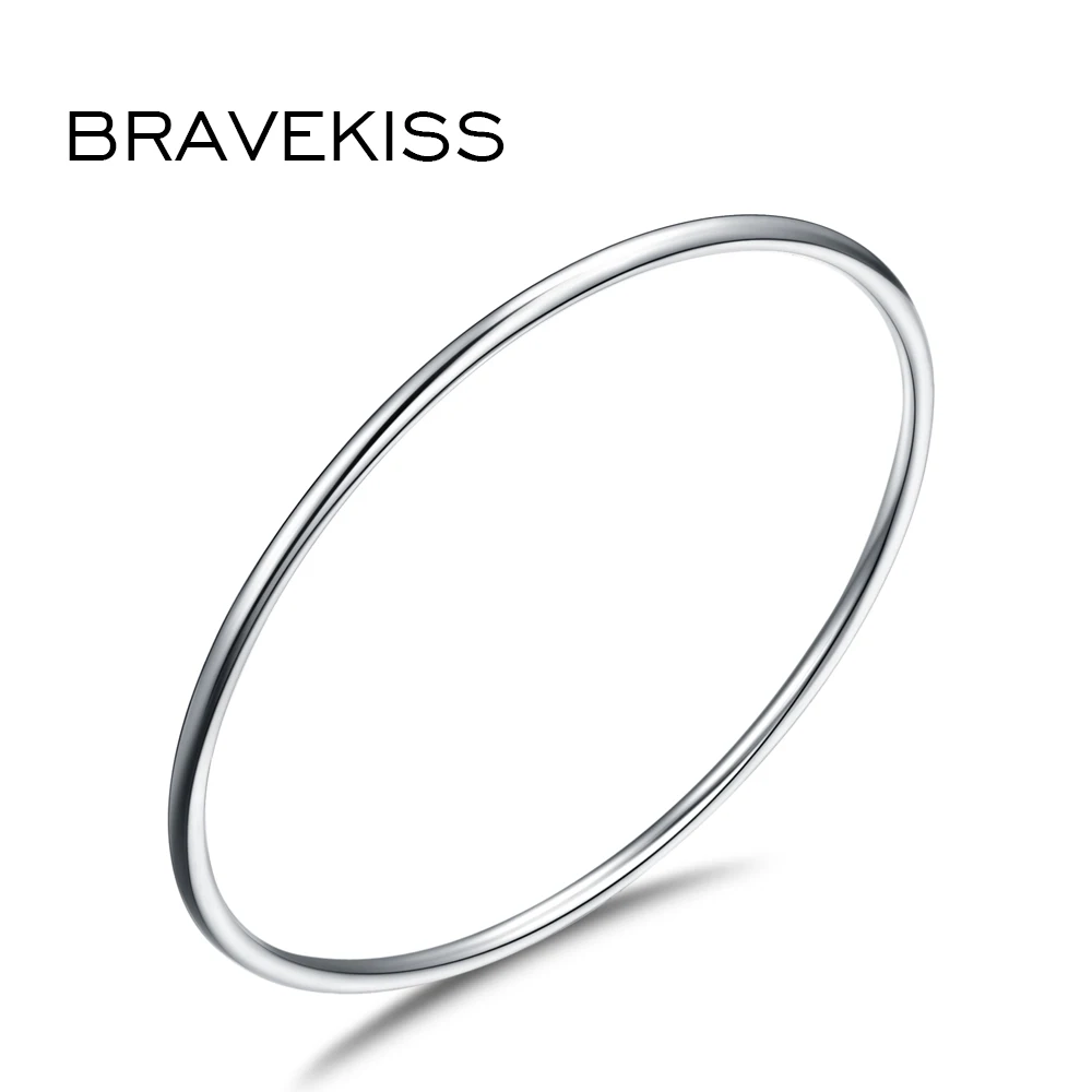 Женский браслет BRAVEKISS из стерлингового серебра 925 пробы на запястье