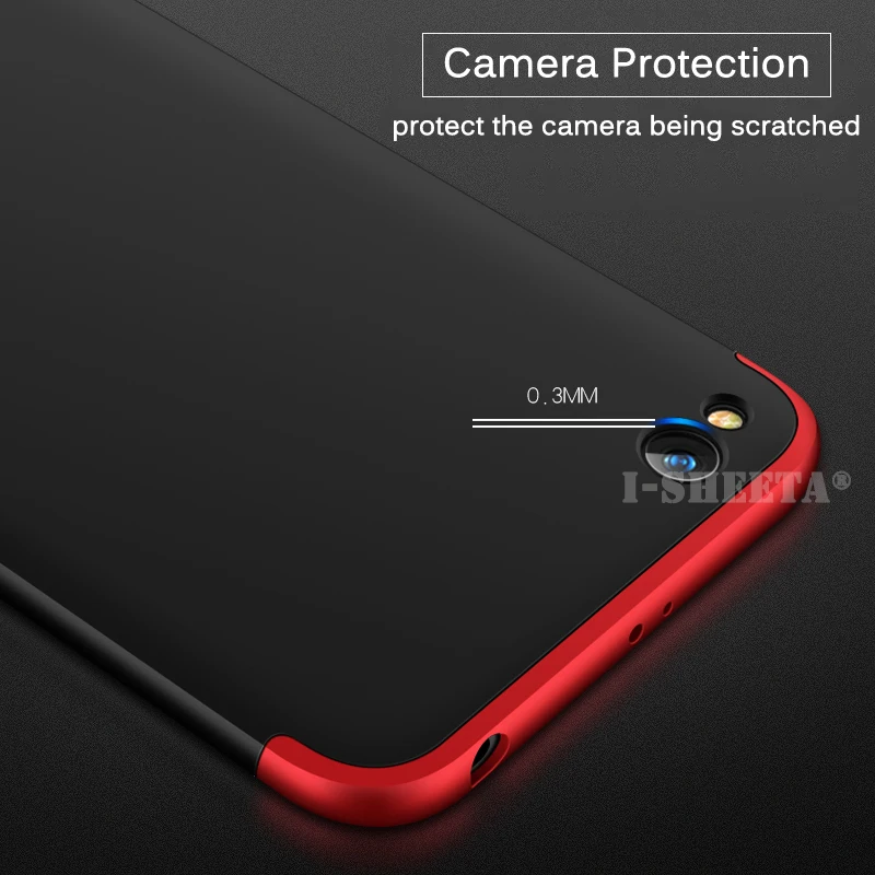 Shockproof 3 in 1 Design Case for Xiaomi Redmi Note 5A Y1 Lite 360 Full Coverage For Prime Matte Hard Rugged Back Cover |