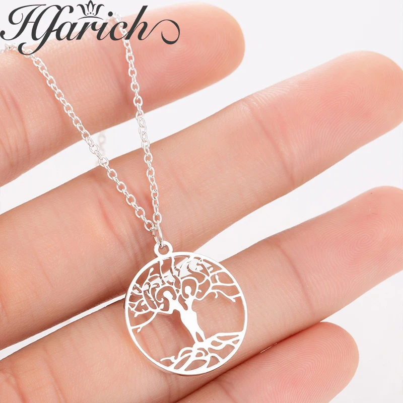 Ожерелье из нержавеющей стали Hfarich миниатюрное ожерелье для женщин и девушек |