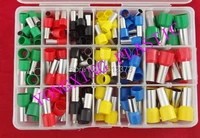 156pcs cord end terminal wire ferrules 5 1awg cable ends cord terminal five color four size mixed