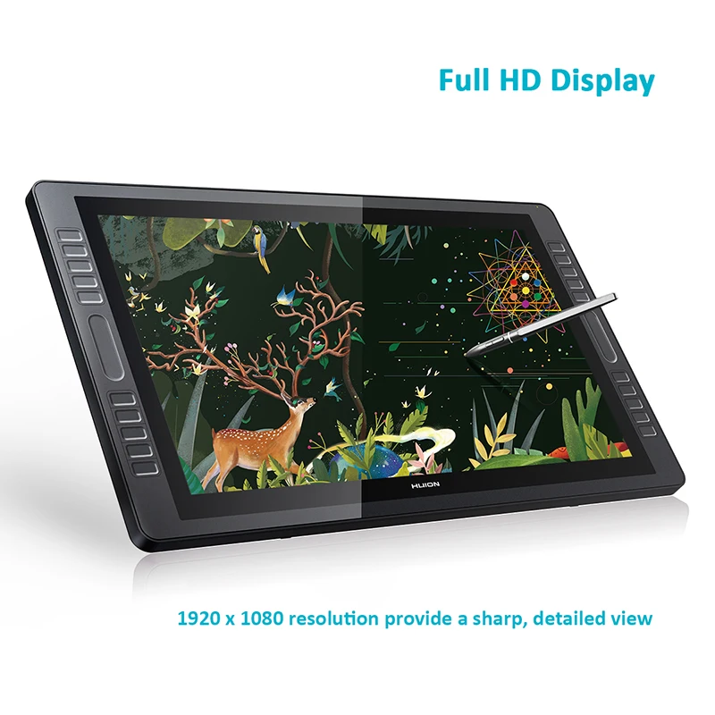 Huion KAMVAS GT 221 Pro ручка Дисплей планшетный монитор Графика рисунок 21 5 Дюймов 8192