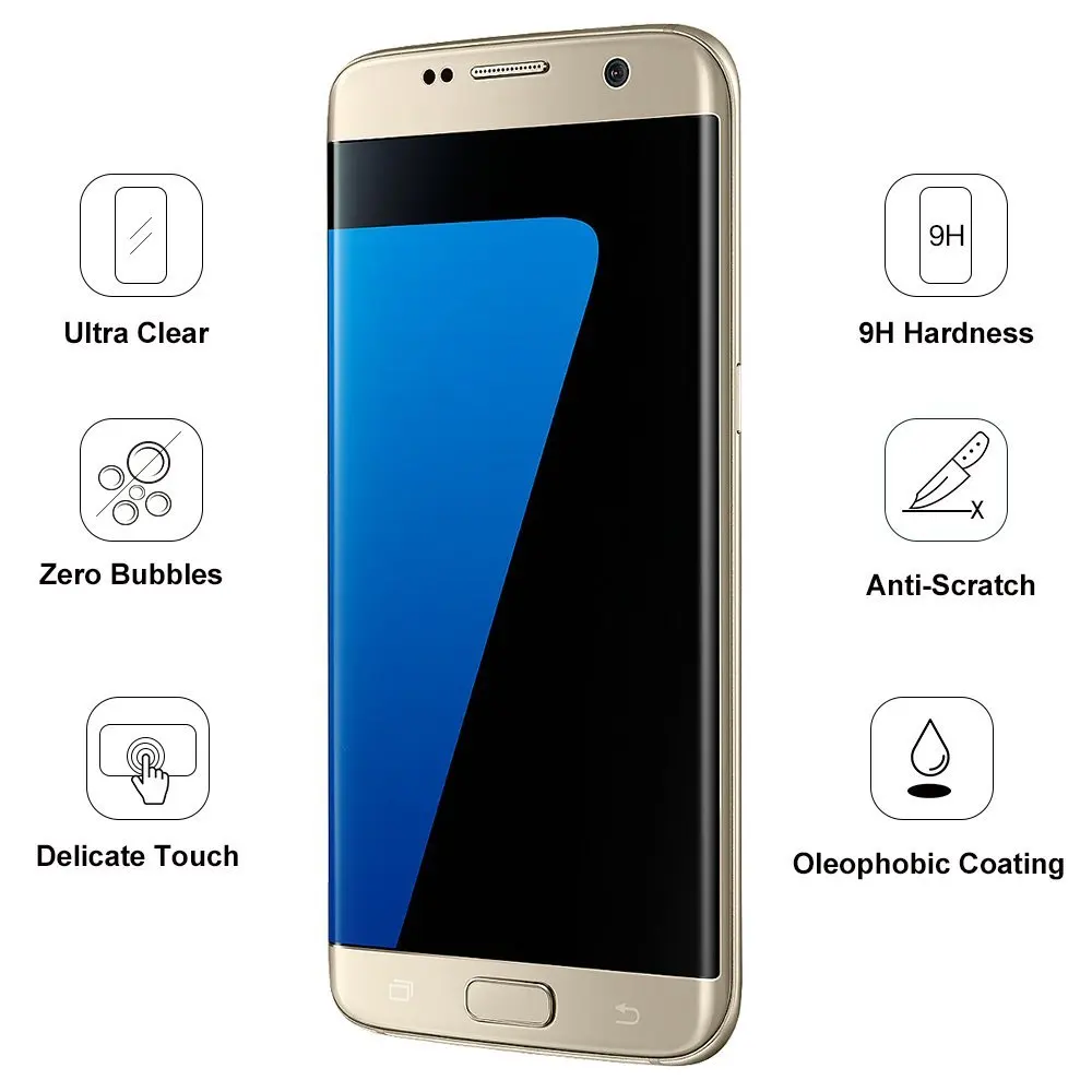 Защитная пленка для samsung Galaxy S7 Edge закаленное стекло телефона | Мобильные телефоны