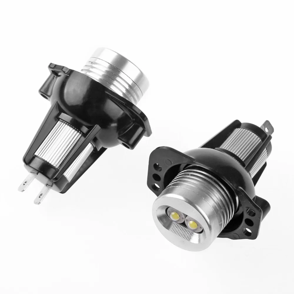 Aozbz 2 шт. 6 Вт белый ангельские глазки LED Halo кольцевой маркер для BMW E90 E91 325i 328i 335i