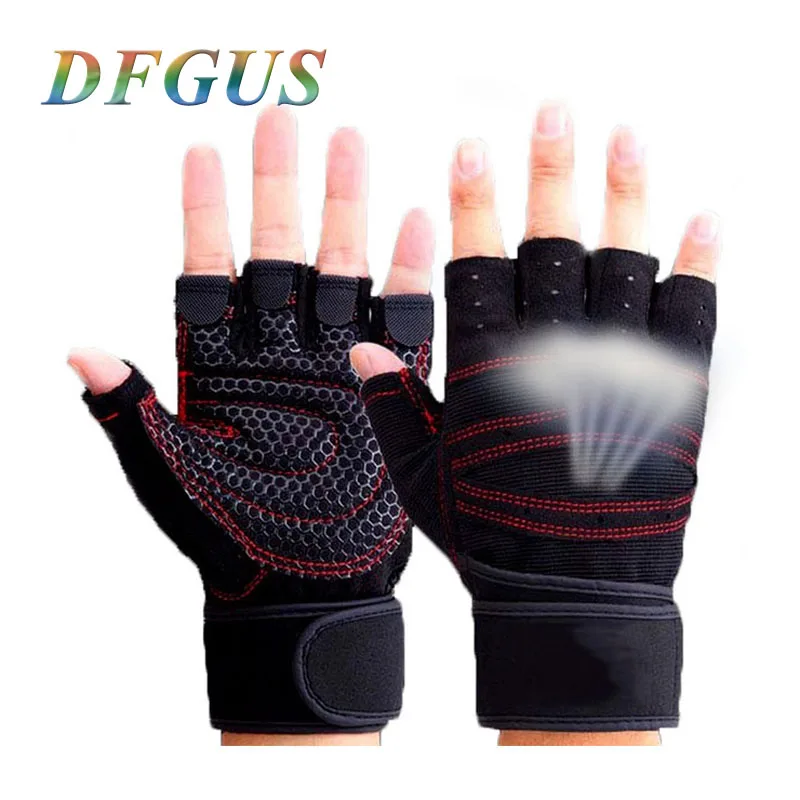 

Gym Body Building Training Sports Fitness WeightLifting Gloves For Men And Women Custom Fitness Exercise Training Gym Gloves