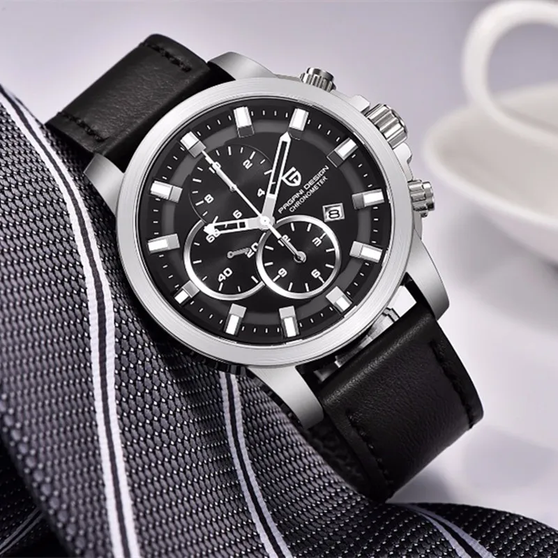 PAGANI Дизайн Модные Chronograp мужские часы Топ бренд класса люкс Бизнес Спортивные