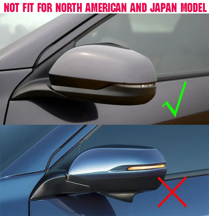 Аксессуары 2 Φ для HONDA подходит ПК LX VEZEL 2014 2015 2016 боковое зеркало хромированная