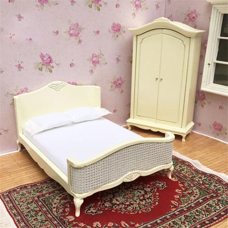 Doube K 1:12 деревянный кукольный домик миниатюрная мебель игрушка желтый kawaii