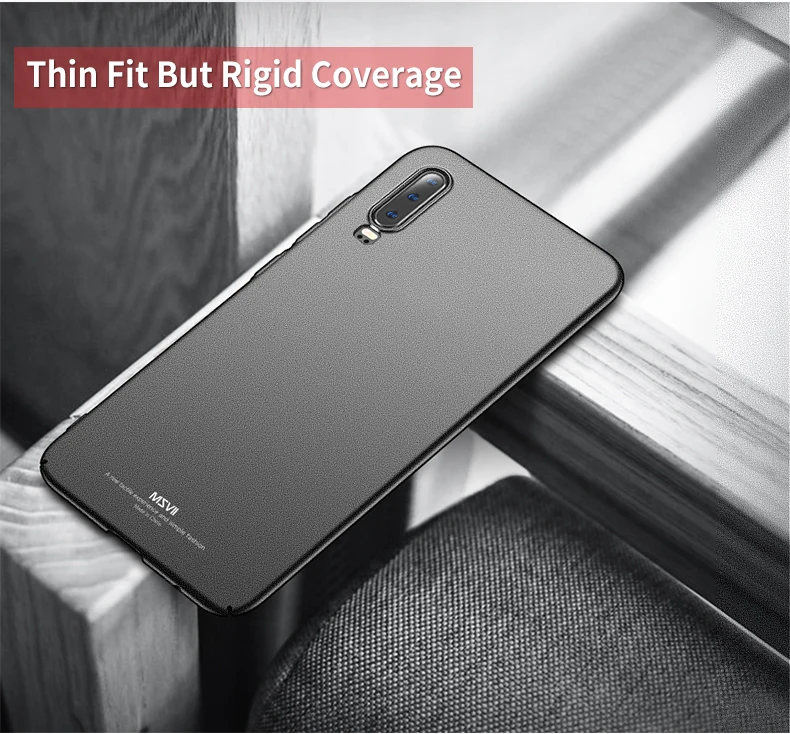 Huawei P30 Pro Чехол MSVII Жесткий Тонкий матовый Coque для huawei P30 случае P 30 Pro Lite автомобильный держатель чехол для huawei 30 облегченная Чехол