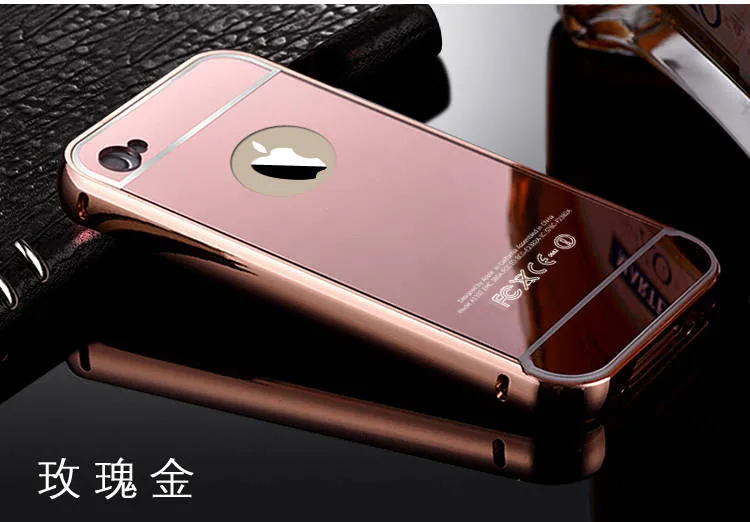 Для Apple iPhone 5C модный хромированный алюминиевый бампер рамка металлическое