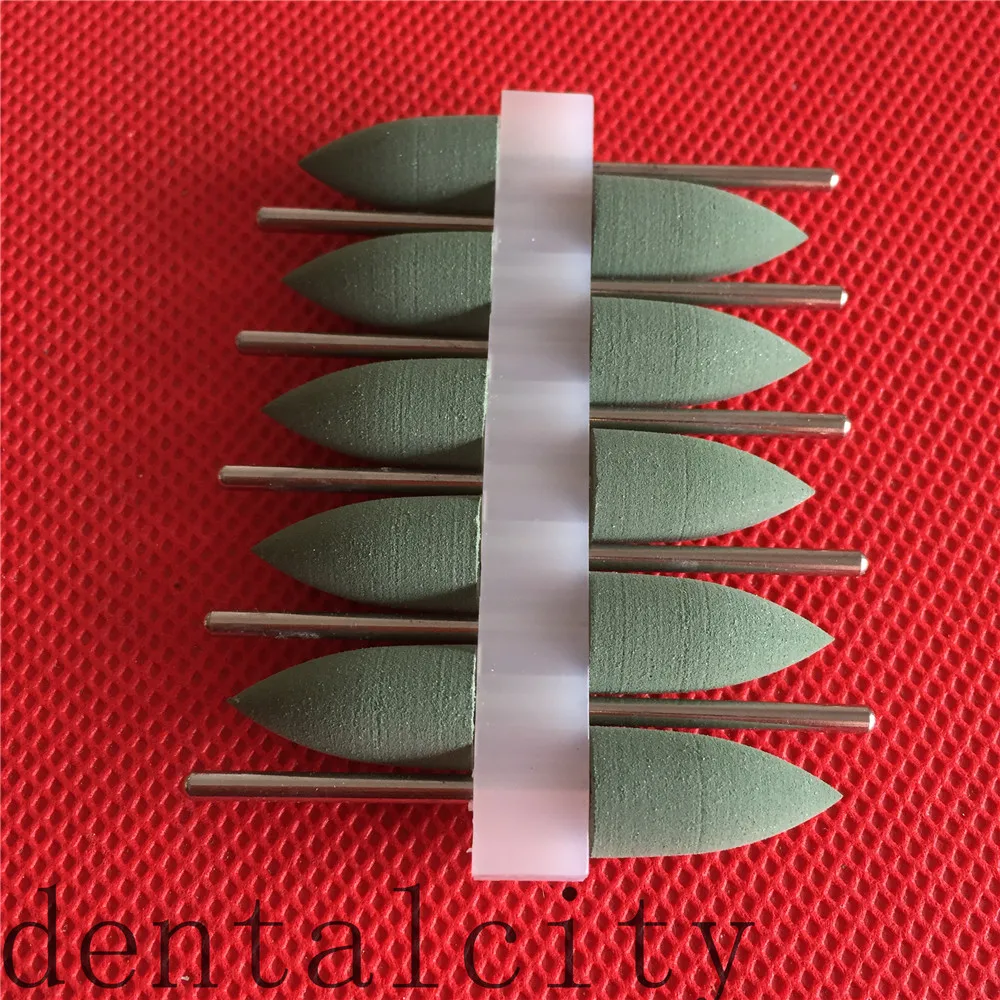 New 50PCS Green SILICONE polishers 2.35mm Diamond polishing Burs | Красота и здоровье