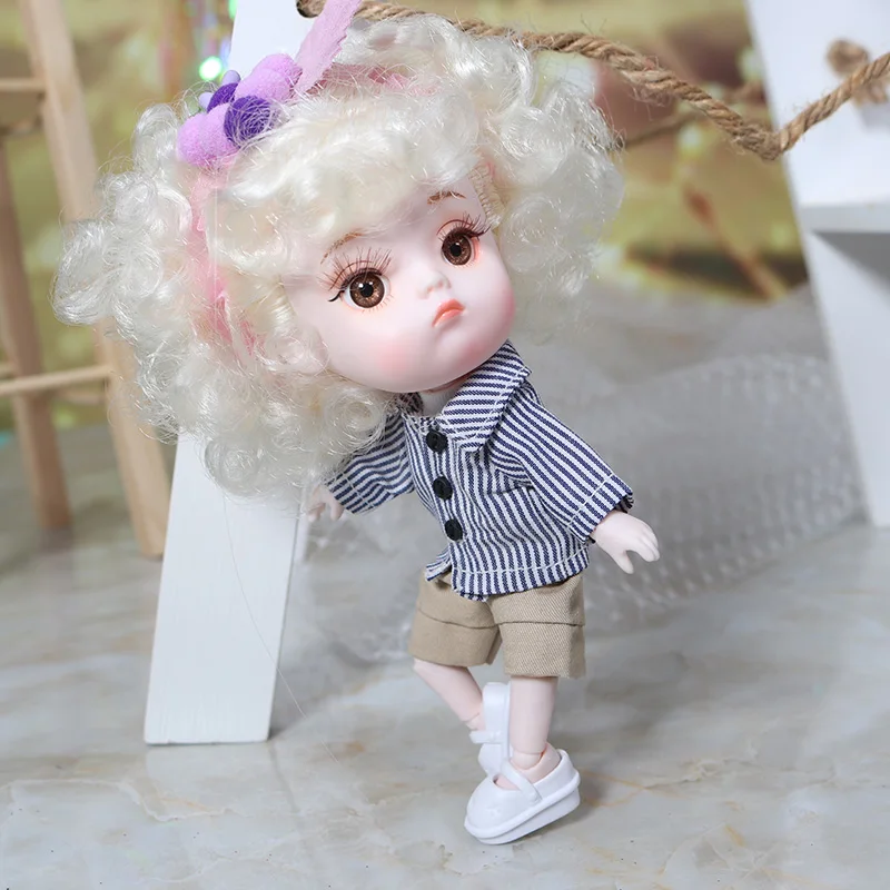 DBS крутая Одежда для мальчиков джинсы и шляпа костюм 1/8 BJD девочка мальчик подарок