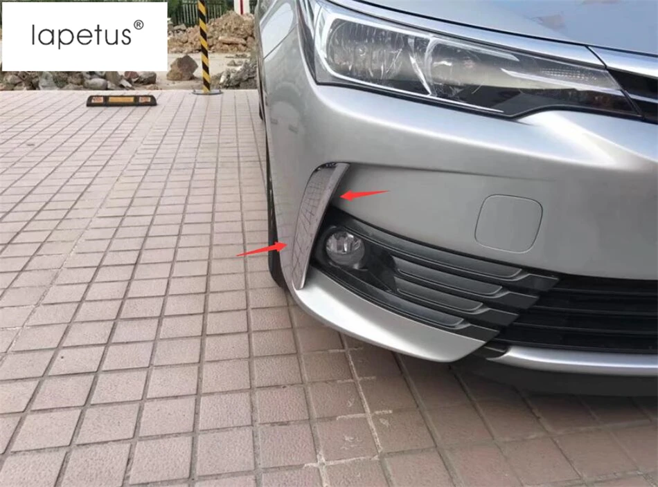 Lapetus аксессуары для Toyota Corolla 2017 2018 хромированные передние противотуманные фары