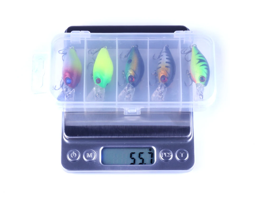 5 шт. набор рыболовных приманок в виде гольяна 4 2 г|fishing lure|bait crankbaitlure kit |