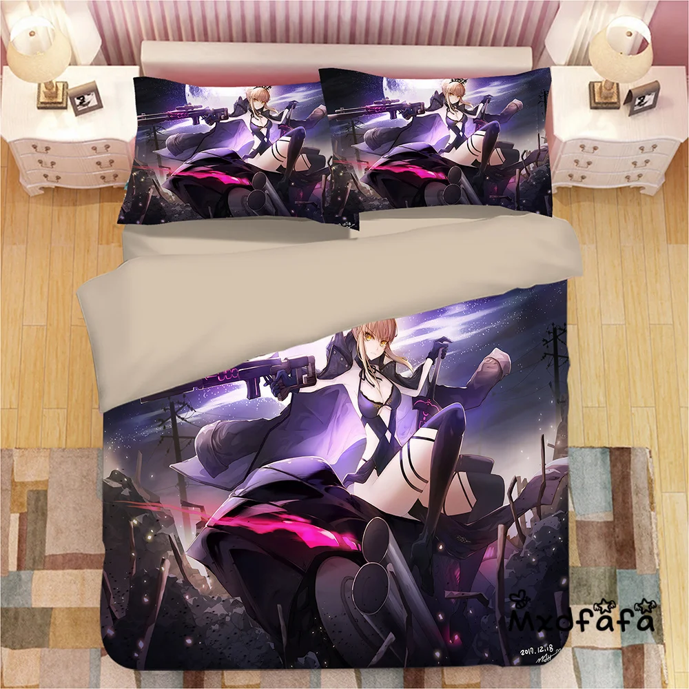 Комплект постельного белья Mxdfafa с рисунком аниме Fate Grand Order пододеяльником и 2