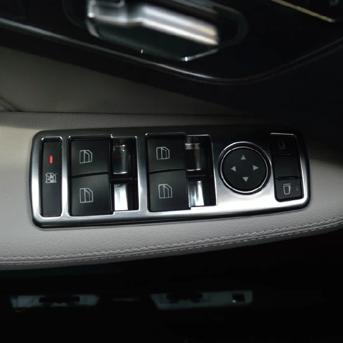 CITALL Car Interior Chrome Door Window Switch Panel Cover Trim For Mercedes Benz A B C E CLS Class W176 W246 W218 W166 W204 W212 |