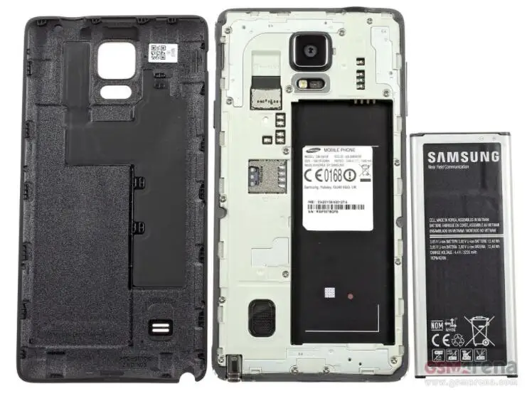 Восстановленный Оригинальный разблокированный Samsung Galaxy Note 4 N910A N910F N910P сотовый