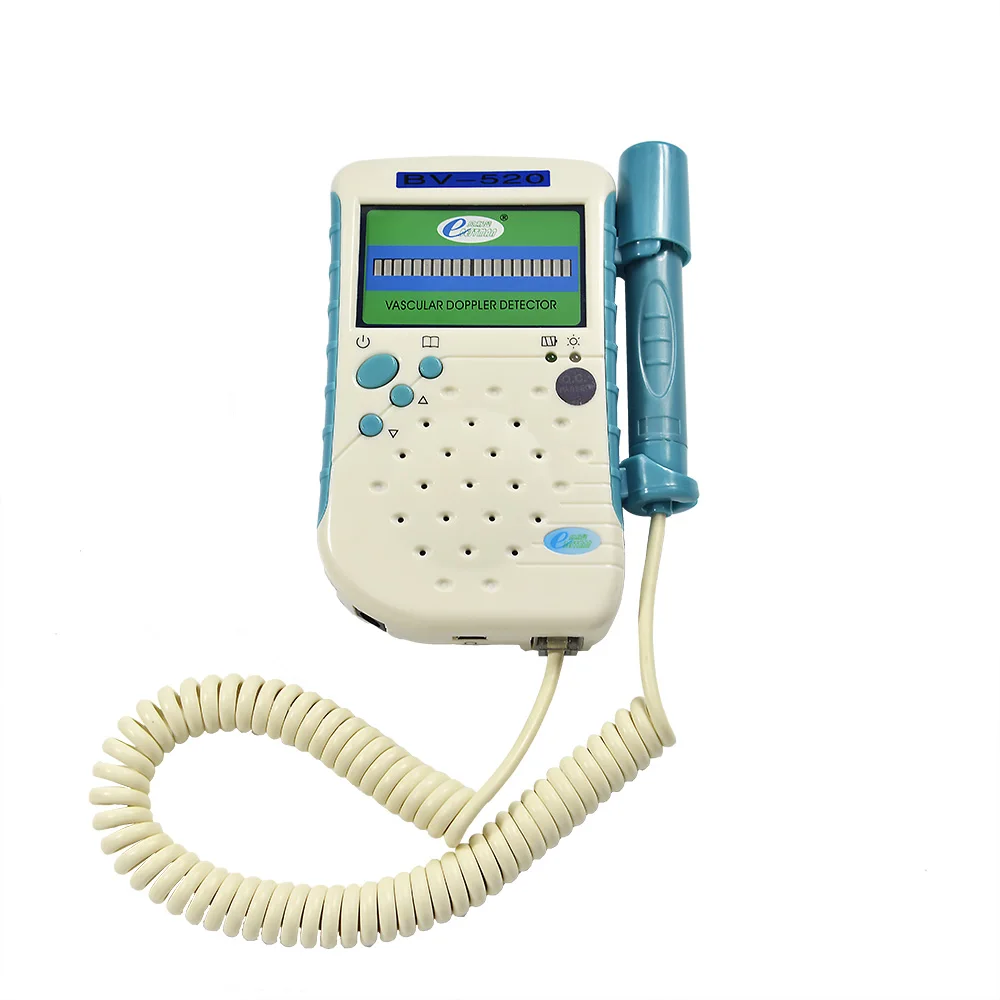 

8Mhz Pencil Probe Vascular Doppler Blood Flow Rate Detector Arterial&Vein LED Display Vascular Flow Strength BV520