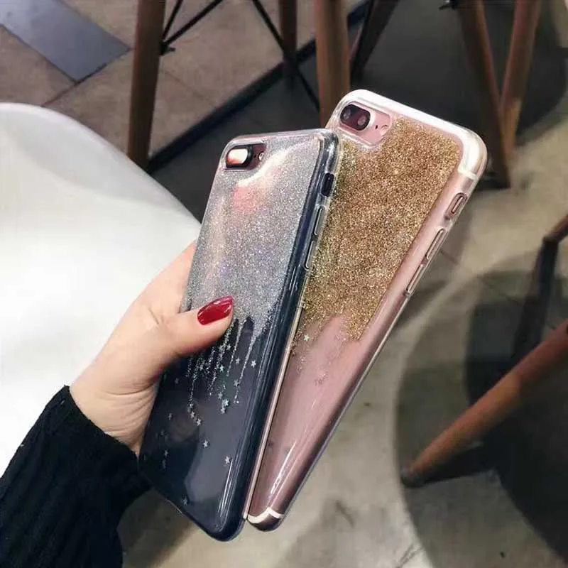 Jiban Роскошные Сияющая Bling Star оболочки моды прекрасный блеск Косметическая пудра